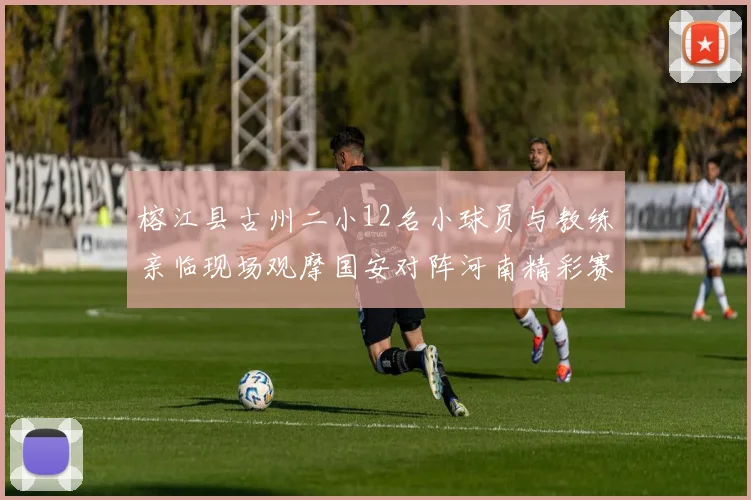 榕江县古州二小12名小球员与教练亲临现场观摩国安对阵河南精彩赛事